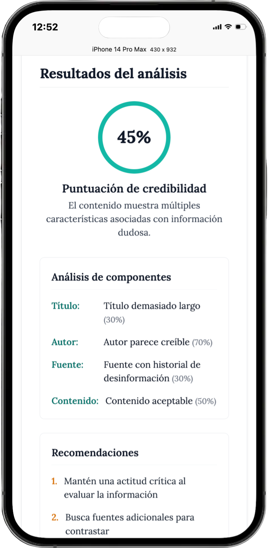 THE CRITICAL LENS - Vista Móvil 1