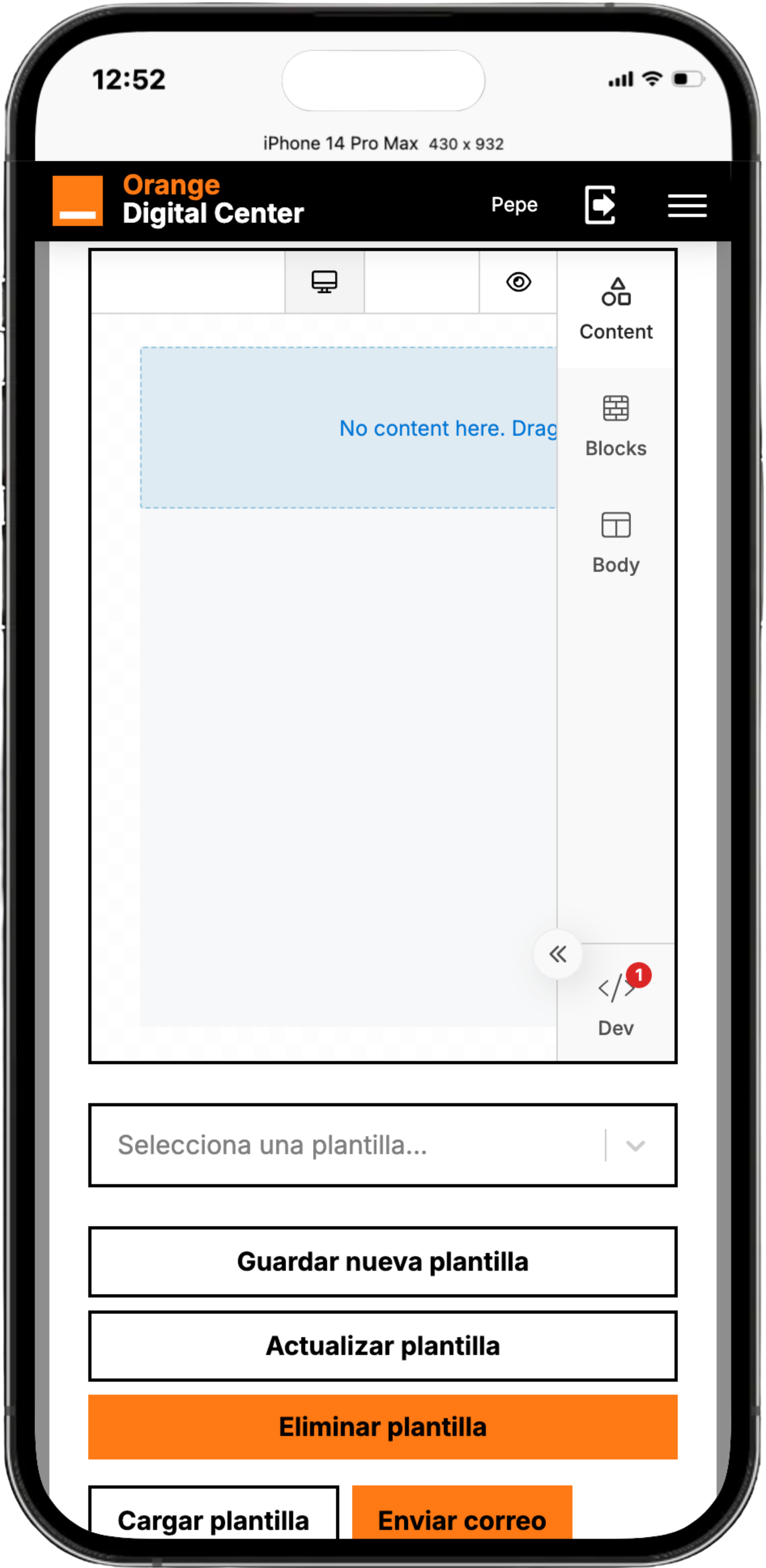 ODC MANAGER - Mobile View 3